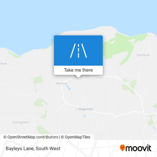 Bayleys Lane map