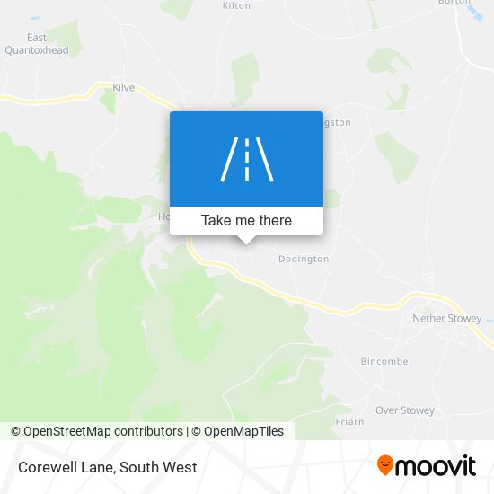 Corewell Lane map