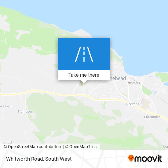 Whitworth Road map