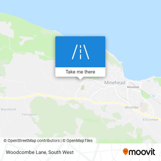 Woodcombe Lane map