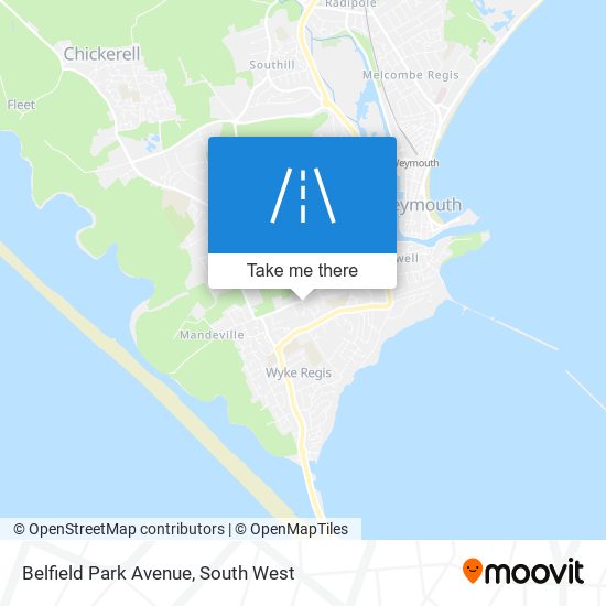 Belfield Park Avenue map