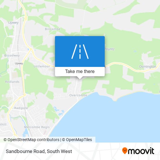 Sandbourne Road map