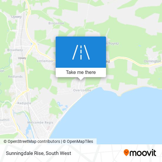 Sunningdale Rise map