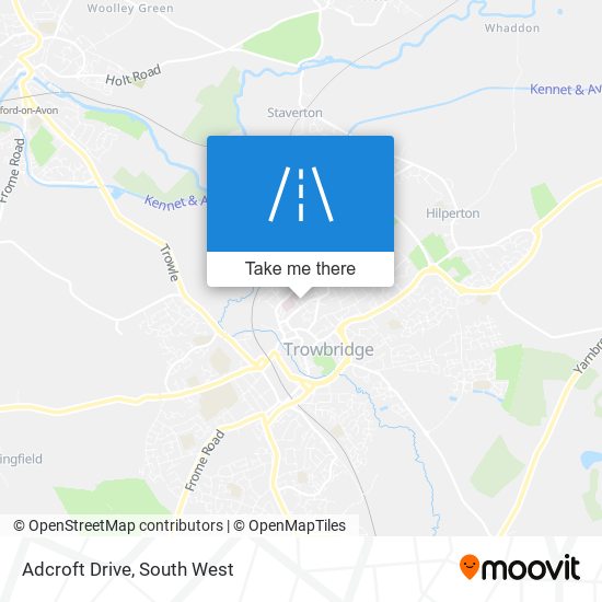 Adcroft Drive map