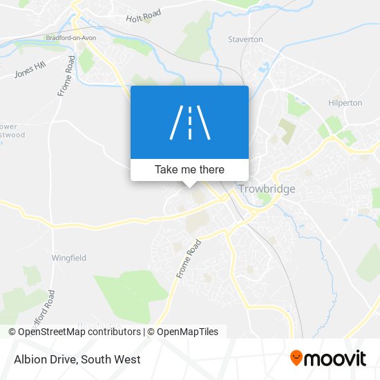 Albion Drive map