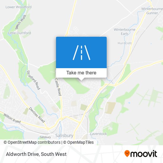Aldworth Drive map