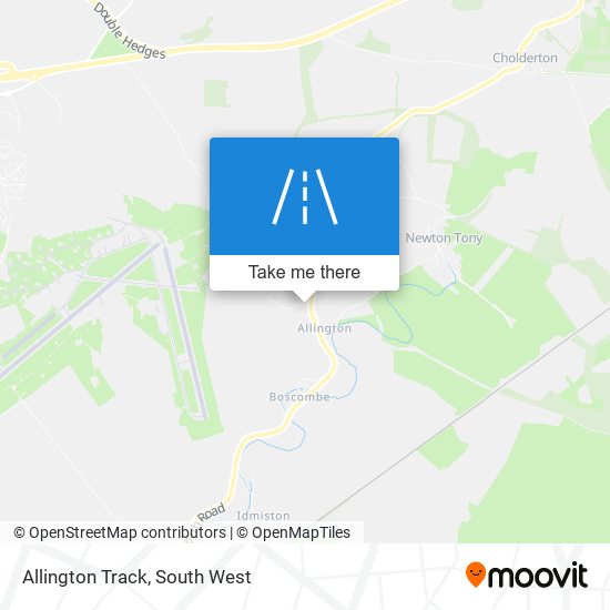 Allington Track map