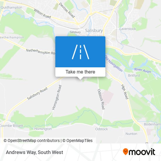 Andrews Way map