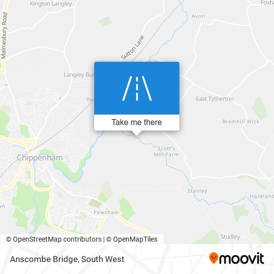 Anscombe Bridge map