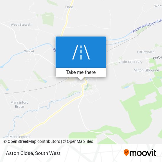 Aston Close map