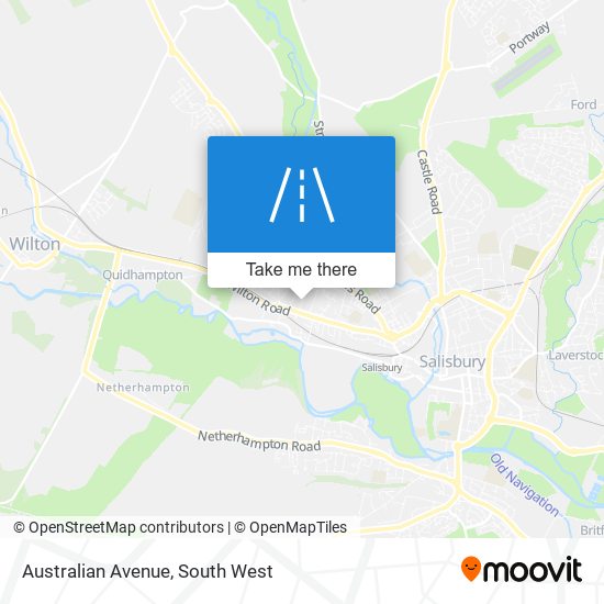 Australian Avenue map