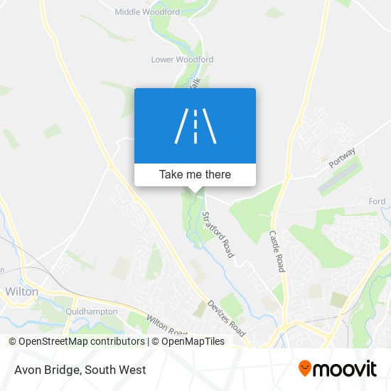 Avon Bridge map