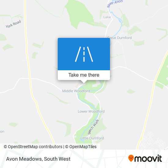 Avon Meadows map