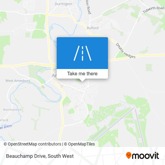 Beauchamp Drive map