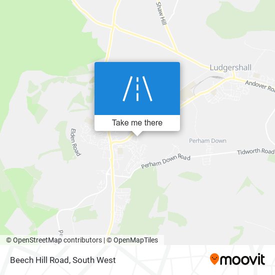 Beech Hill Road map