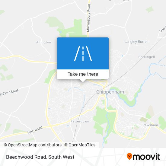 Beechwood Road map