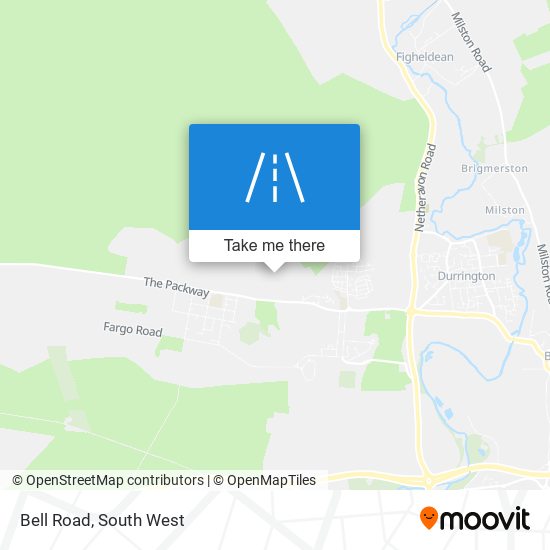 Bell Road map