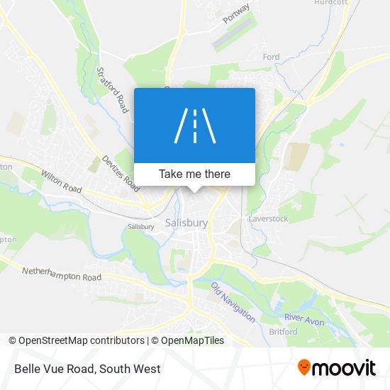 Belle Vue Road map