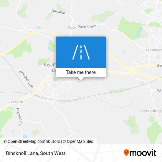 Bincknoll Lane map