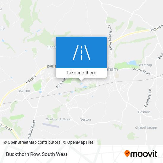 Buckthorn Row map