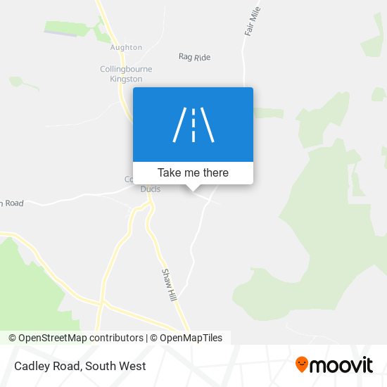 Cadley Road map