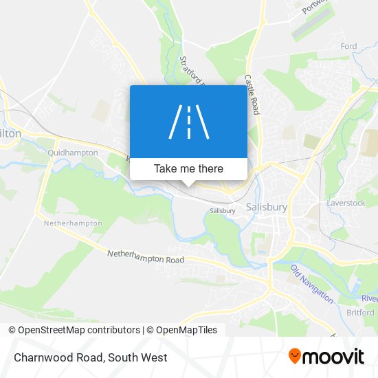 Charnwood Road map