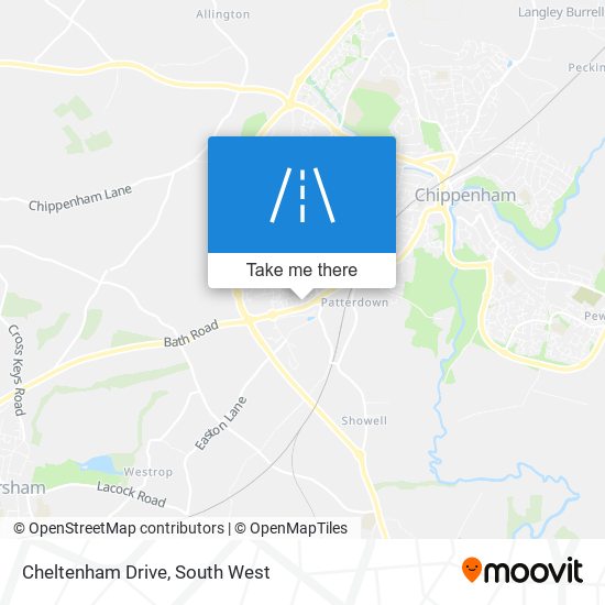 Cheltenham Drive map