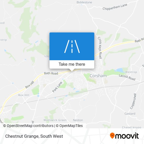Chestnut Grange map