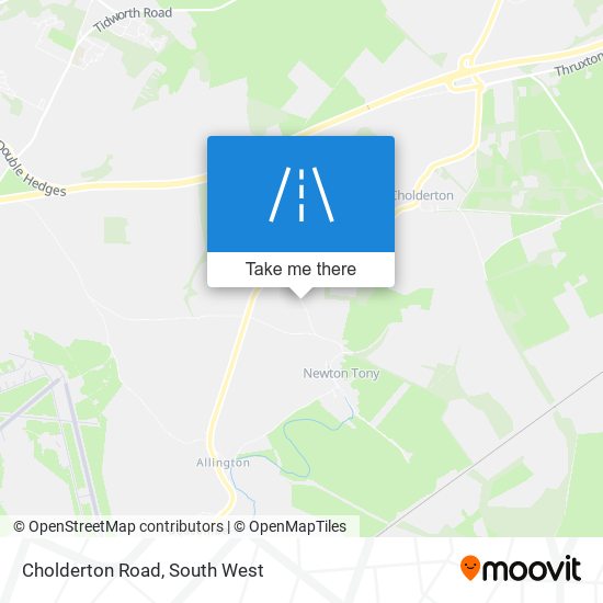 Cholderton Road map