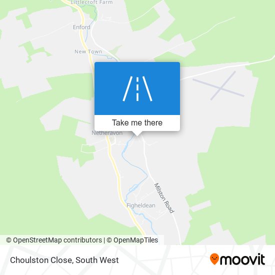 Choulston Close map