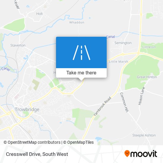 Cresswell Drive map