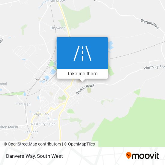 Danvers Way map