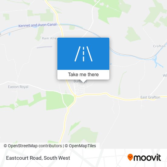 Eastcourt Road map