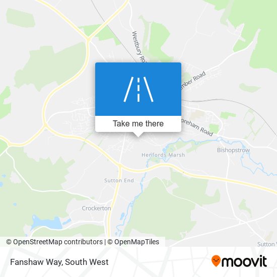 Fanshaw Way map