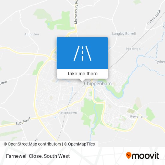 Farnewell Close map