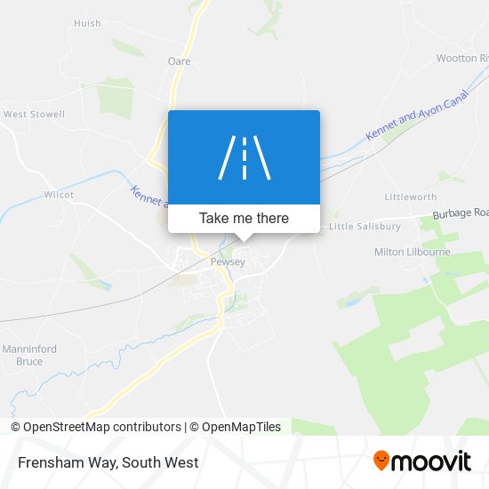 Frensham Way map