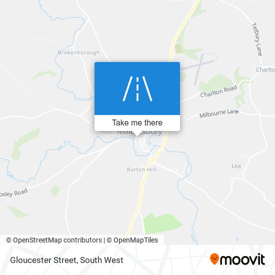 Gloucester Street map