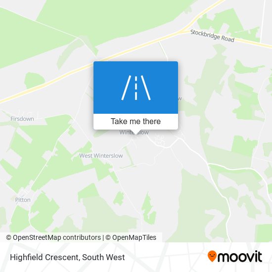 Highfield Crescent map