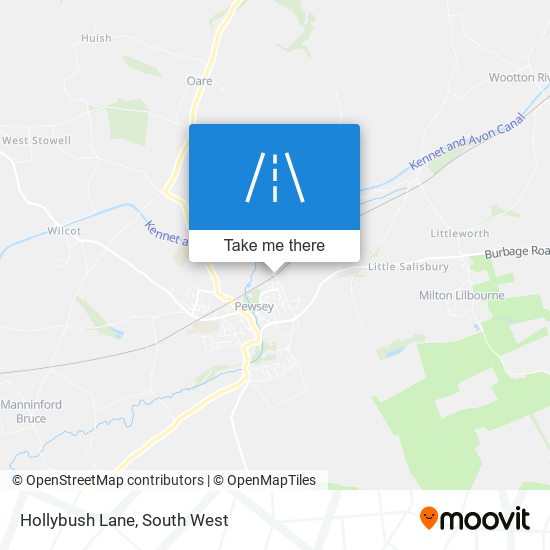 Hollybush Lane map