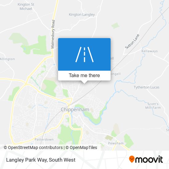 Langley Park Way map