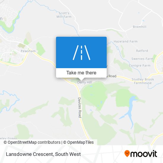 Lansdowne Crescent map