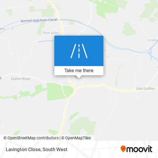 Lavington Close map