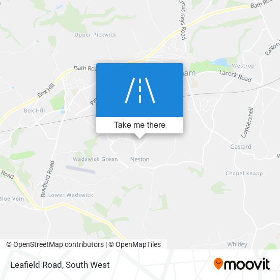 Leafield Road map