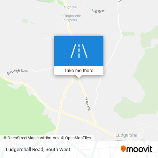 Ludgershall Road map