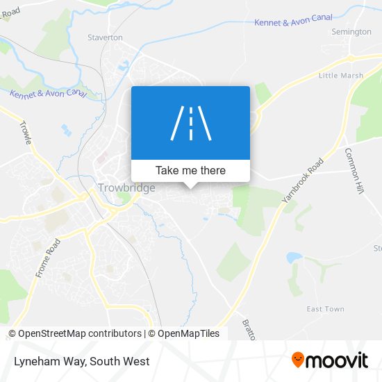 Lyneham Way map