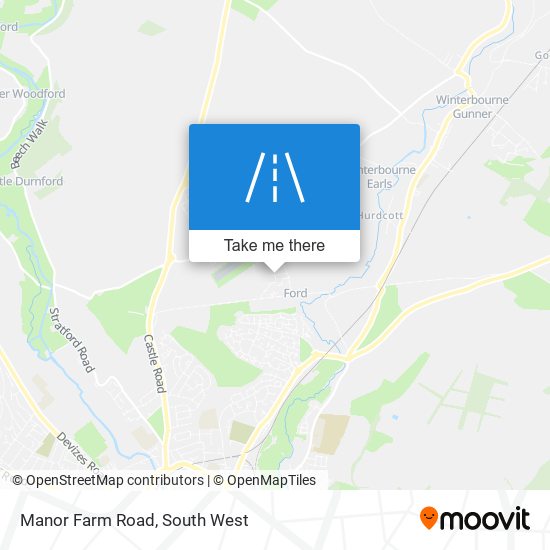 Manor Farm Road map