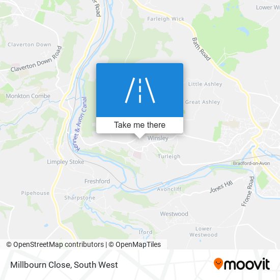 Millbourn Close map