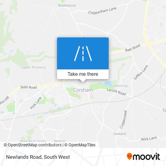 Newlands Road map