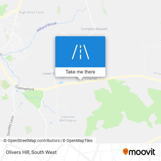 Olivers Hill map