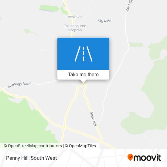 Penny Hill map
